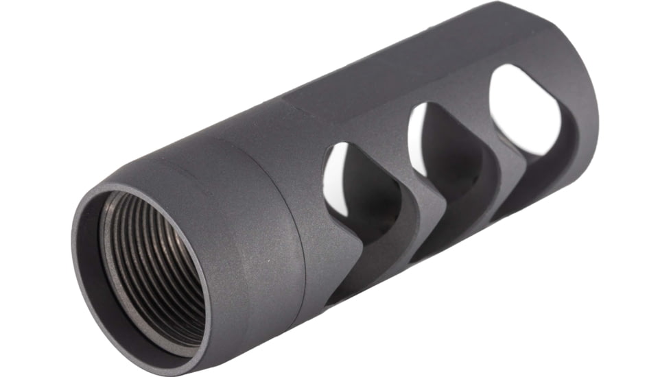 Tactical Precision Manufacturing TPM CVA Paramount ST/Side Ported Brake, Grey, 3/4x24, MBR-CVA-GREY