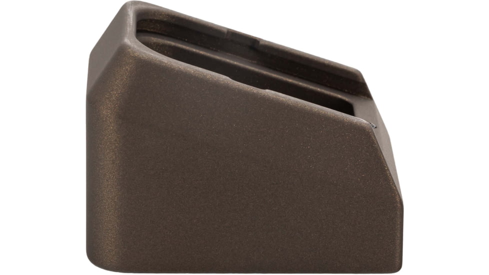 Tactical Precision Manufacturing TPM Glock .40 2 Round Mag Extension, Midnight Bronze, OSFA, GME-AL-402-MB-2RD