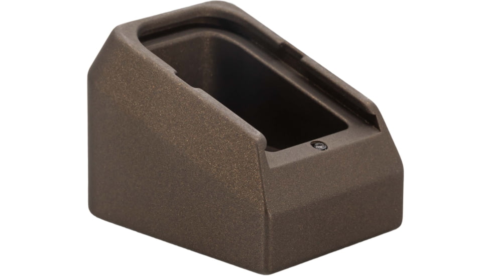 Tactical Precision Manufacturing TPM Glock .40 2 Round Mag Extension, Midnight Bronze, OSFA, GME-AL-402-MB-2RD