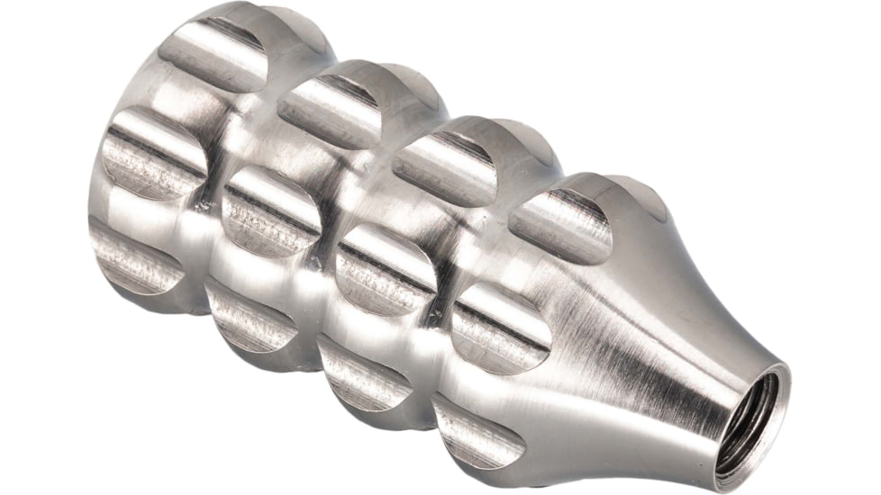 Tactical Precision Manufacturing TPM Titanium Grenade Bolt Knob, Polished Titanium, 5/16x24, BKTI-GRN