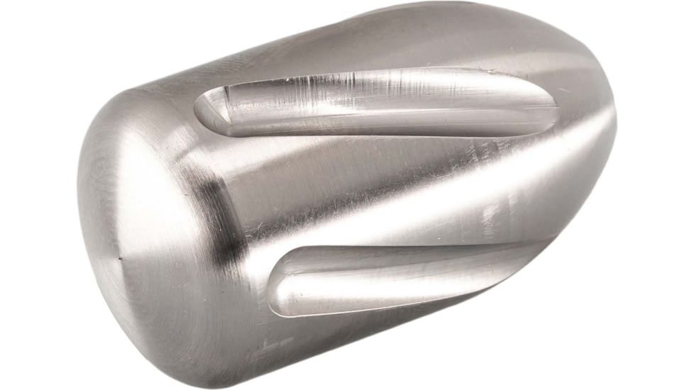 Tactical Precision Manufacturing TPM Titanium Helical Fluted Bolt Knob, Polished Titanium, 5/16x24, BKTI-HF