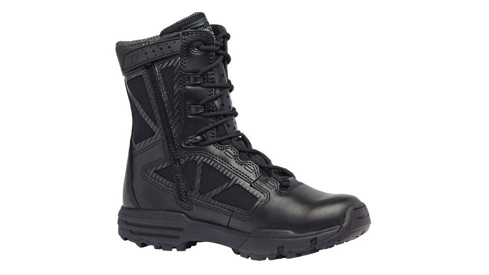 Tactical Research by Belleville Mens 8in Waterproof Side Zip Boot, Black, 11, Wide TR998ZWP 110W