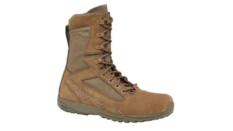 Tactical Research by Belleville Mens Hot Weather Transition Boot/6 millimeter heel to toe drop, Coyote, 9, Wide TR115 090W