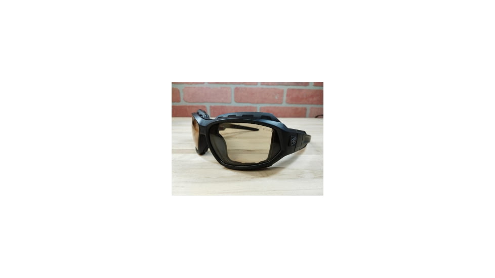Tactical RX GYST SG1-15 Prescription Sunglasses w/ Brown Photochromic Lenses, Matte Black, 2225
