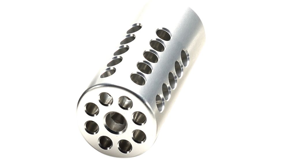 Tactical Solutions 1in Pac-Lite Compensator Silver PLCMP-11