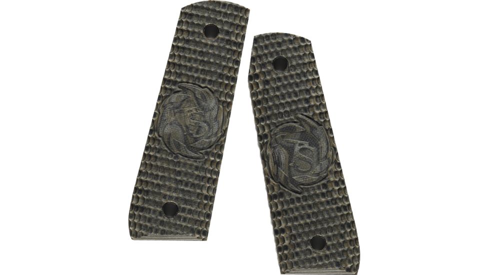 Tactical Solutions 22/45 G-10 Handgun Grip, Black/Gray 2245 G10 BLK