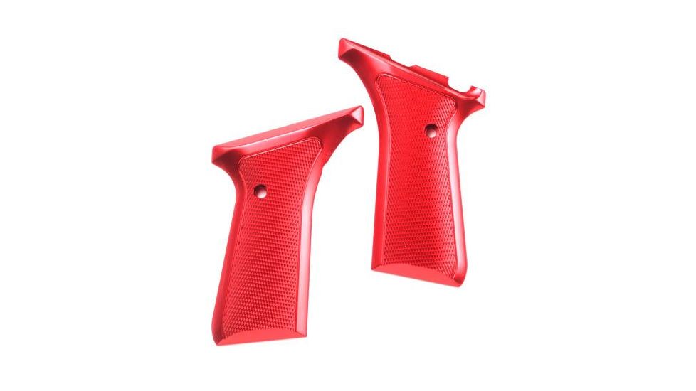 buck mark aluminum handgun grip, red