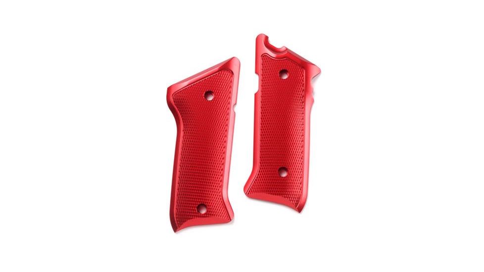 mkii/iii aluminum handgun grip, red