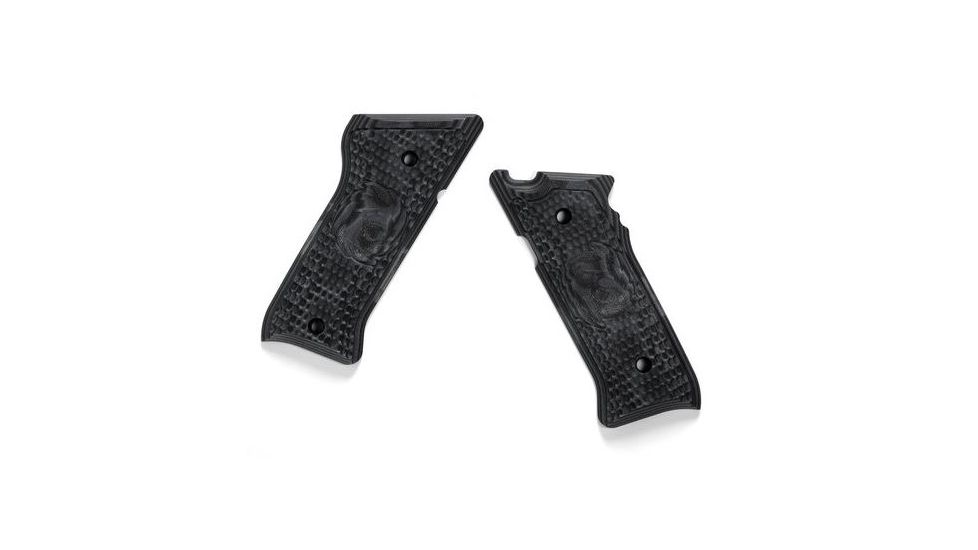 mkii/iii g-10 handgun grip, black/gray