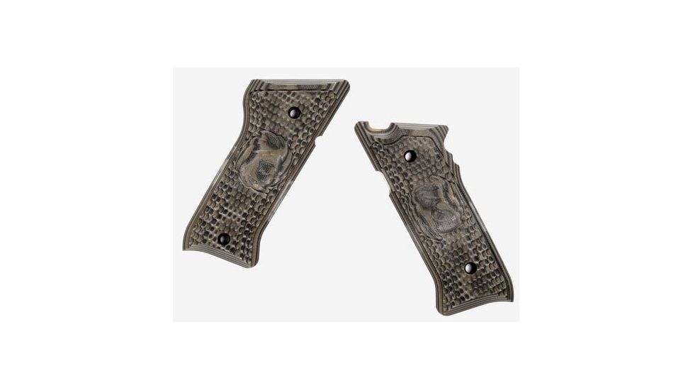 mkii/iii g-10 handgun grip, fde/gray