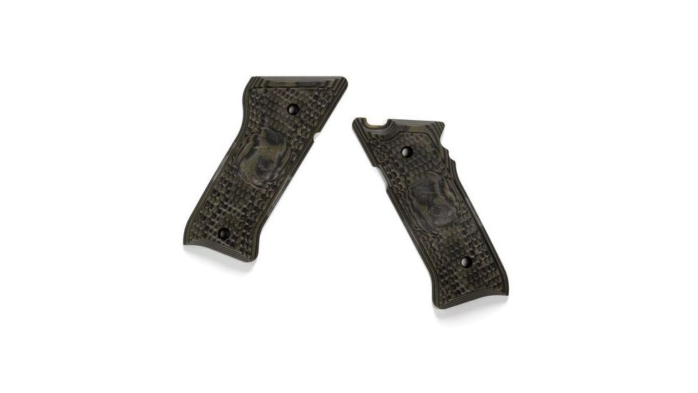 mkii/iii g-10 handgun grip, od green/gray