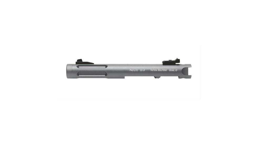 Tactical Solutions Pac-Lite 4.5in Barrel, Fluted, Gun Metal Gray, PL45TEGMGRF