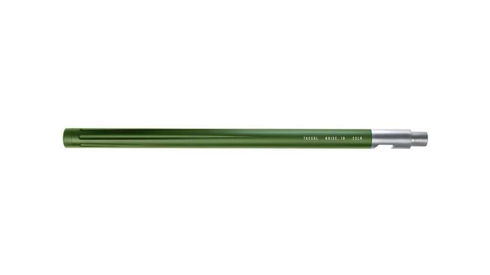 Tactical Solutions Performance HD X-Ring Ruger 10/22 Non Threaded Rifle Barrel, 16.5in, Bull, 1-16 Twist, 1/2x28, Matte OD Green, 1022PHD-MOD