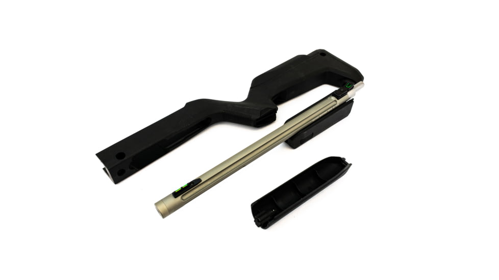 Tactical Solutions Takedown Barrel And Backpacker Stock Combo, Gun Metal Gray / Black TDC-GMG-B-BLK