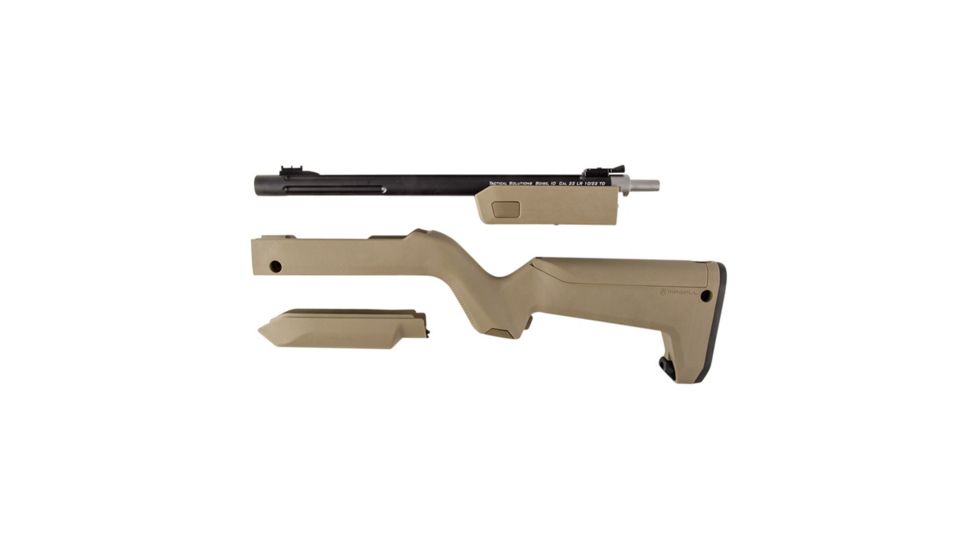 Tactical Solutions Takedown Barrel And Backpacker Stock Combo, Matte Black / FDE TDC-MB-B-FDE