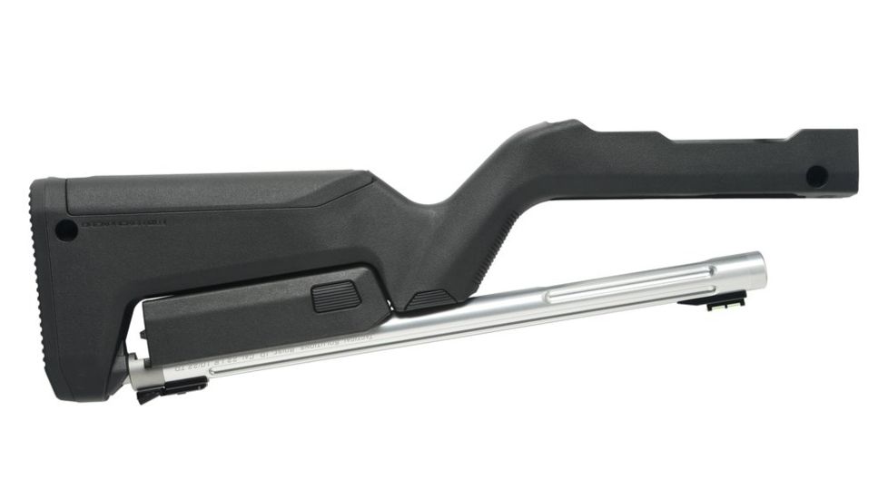 Tactical Solutions Takedown Barrel And Backpacker Stock Combo, Silver / Black TDC-SIL-B-BLK