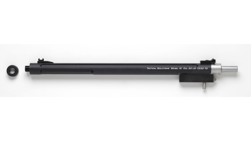 Tactical Solutions Takedown Bull Barrel, Matte Black, 1022TD-MB