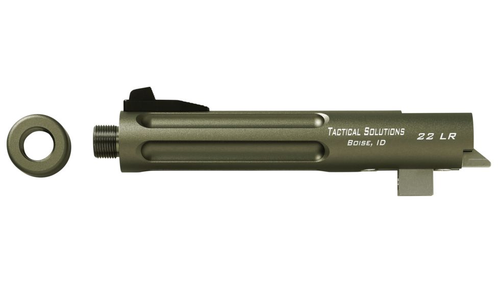 Tactical Solutions Trail-Lite 5.5in Browning Buckmark Barrel OD Green TL5.5TENF-04