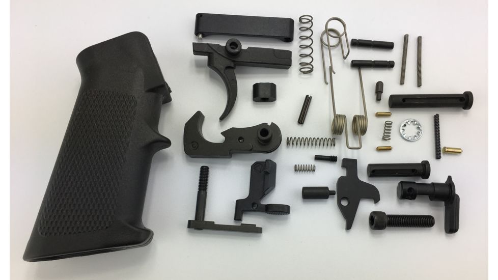 USED Tactical Superiority AR-10 Lower Parts Kit, A2 .308, Black Grip, LPK7-003CCB, EDEMO1