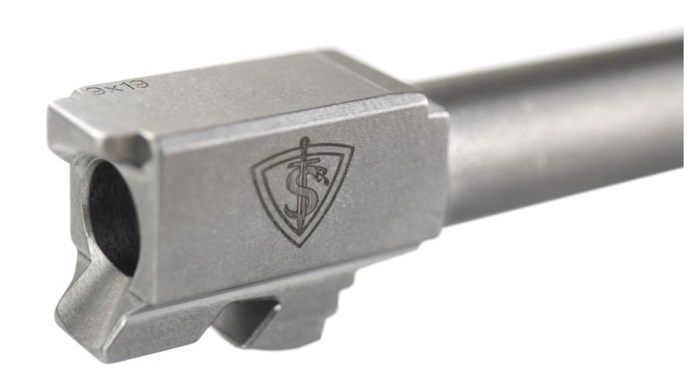 Tactical Superiority Threaded 9mm Barrel For Glock 19, 4.06in, 416R Stainless, 9MM-M19-460T