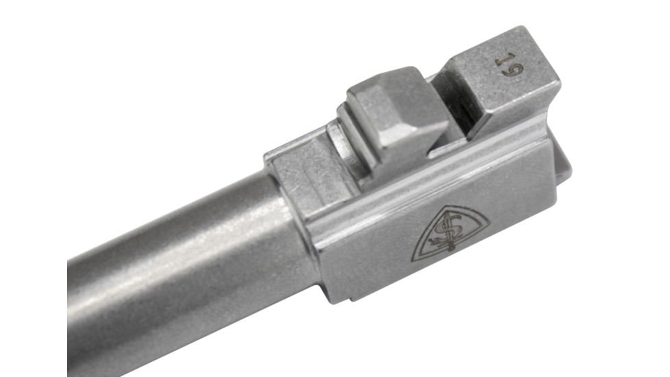 Tactical Superiority Threaded 9mm Barrel For Glock 19, 4.06in, 416R Stainless, 9MM-M19-460T