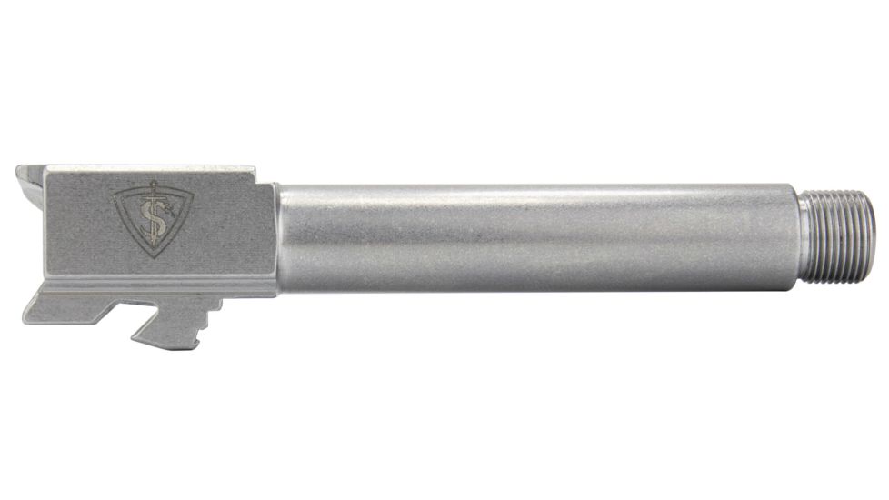 Tactical Superiority Threaded 9mm Barrel For Glock 19, 4.06in, 416R Stainless, 9MM-M19-460T