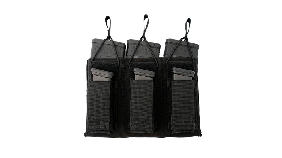 Tactical Tailor 5.56 Triple Mag Panel 30rd w/ Magna Mag, Black, 10100-2