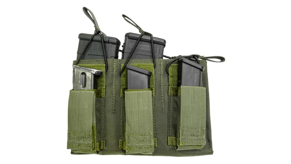 Tactical Tailor 5.56 Triple Mag Panel 30rd w/ Magna Mag, Olive Drab, 10100-1