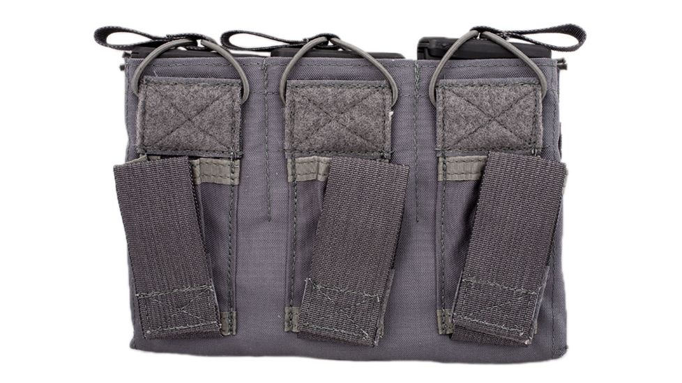 Tactical Tailor 5.56 Triple Mag Panel 30rd w/ Magna Mag, Wolf Grey, 10100-28