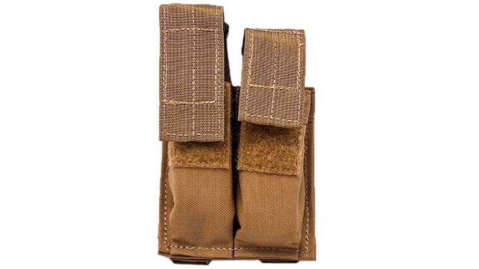 Tactical Tailor Double Pistol Mag Pouch, Coyote Brown, 10010-14