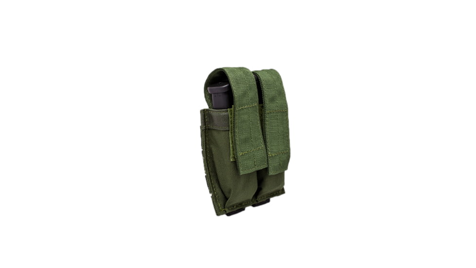 Tactical Tailor Double Pistol Mag Pouch, Olive Drab, 10010-1
