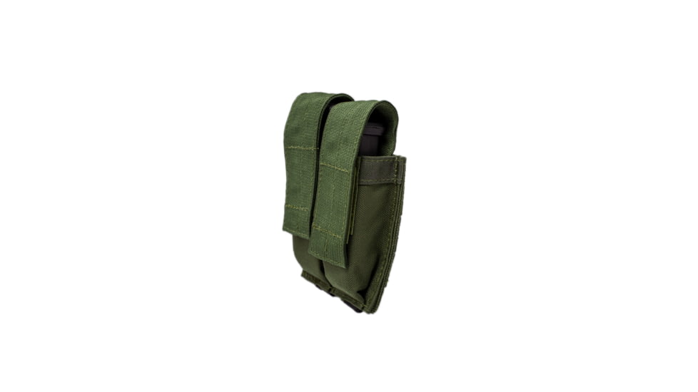 Tactical Tailor Double Pistol Mag Pouch, Olive Drab, 10010-1