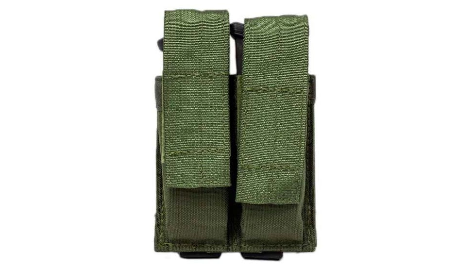 Tactical Tailor Double Pistol Mag Pouch, Olive Drab, 10010-1