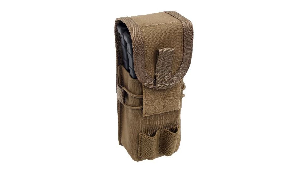 Tactical Tailor Fight Light 5.56 Double Mag Pouch, Coyote Brown, 10036LW-14