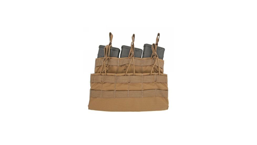 Tactical Tailor Fight Light 5.56 Triple Hex Mag Panel, Coyote Brown, 60150LW-14