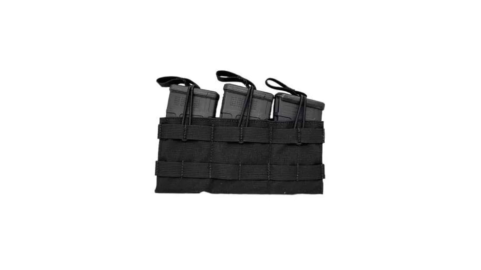 Tactical Tailor Fight Light 5.56 Triple Mag Panel, 30 Round, Black, 10037LW-2