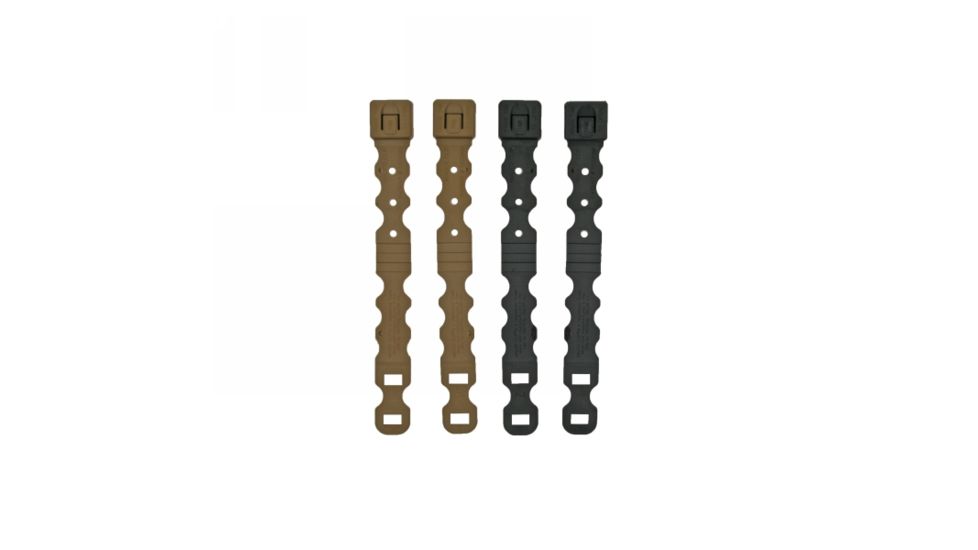 Tactical Tailor Fight Light Malice Clip, Package of 4, Short, Black, 72021-2