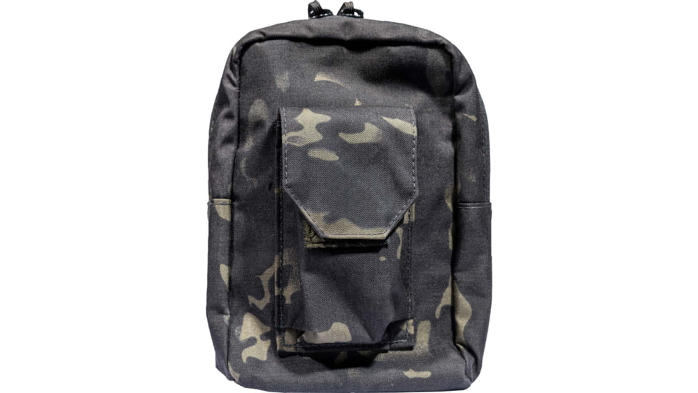 Tactical Tailor Fight Light Zipper Utility Pouch, Multicam Black, 10014LW-42