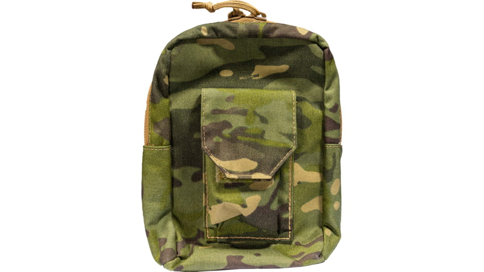 Tactical Tailor Fight Light Zipper Utility Pouch, Multicam Tropic, 10014LW-40