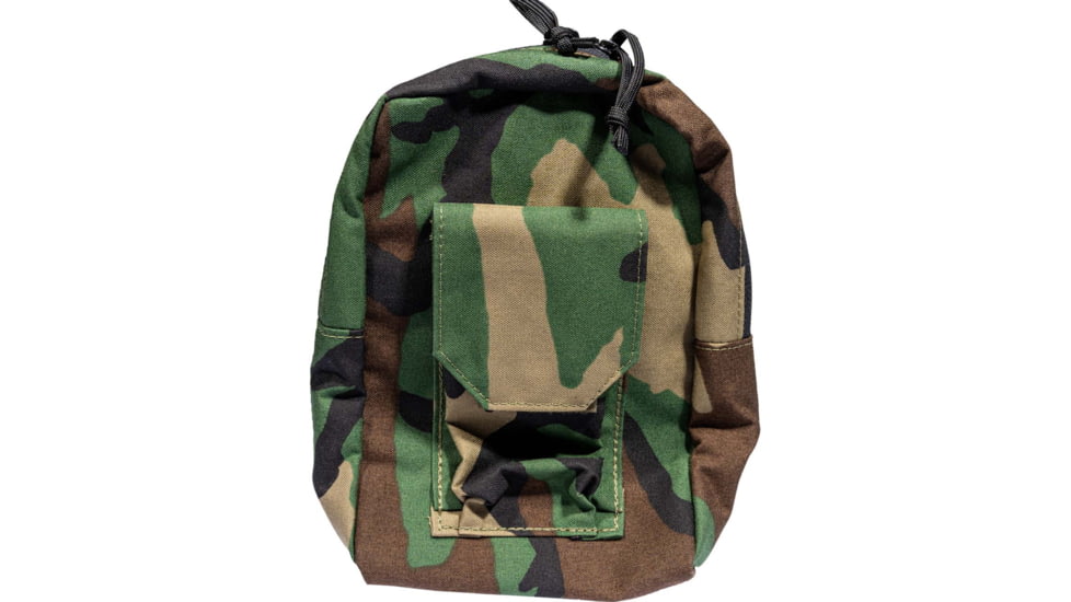 Tactical Tailor Fight Light Zipper Utility Pouch, Woodland Camo, 10014LW-3