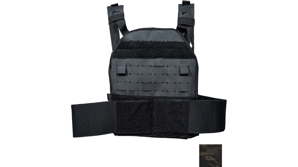 Tactical Tailor Gen 2 Rogue Plate Carrier, Medium, Multicam Black, 76500-MED-G2-42