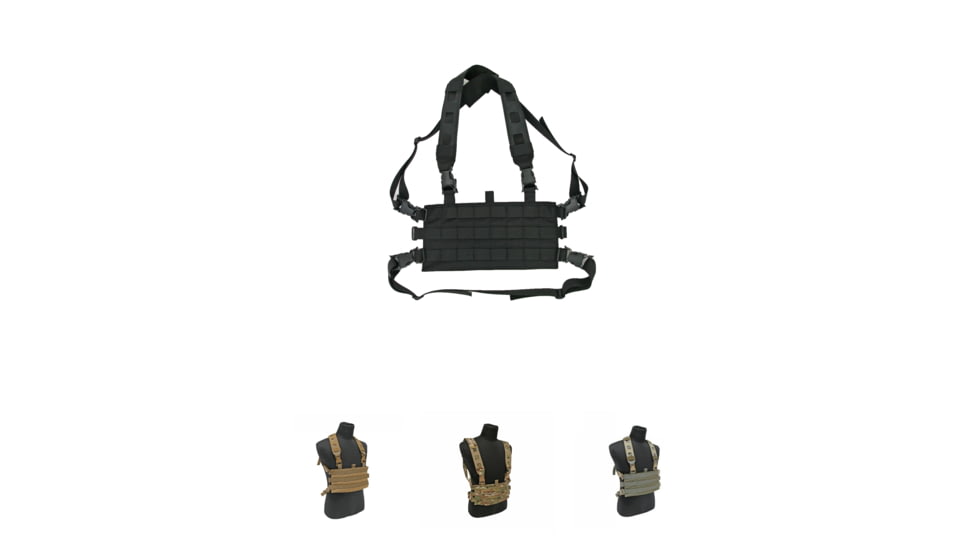 Tactical Tailor Rogue Adaptable Chest Rig, Black, Coyote Brown, MultiCam, Ranger Green