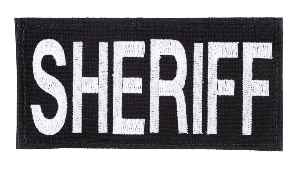 Tactical Tailor Sheriff ID Badge, White/Black, 3x6, 78130-2