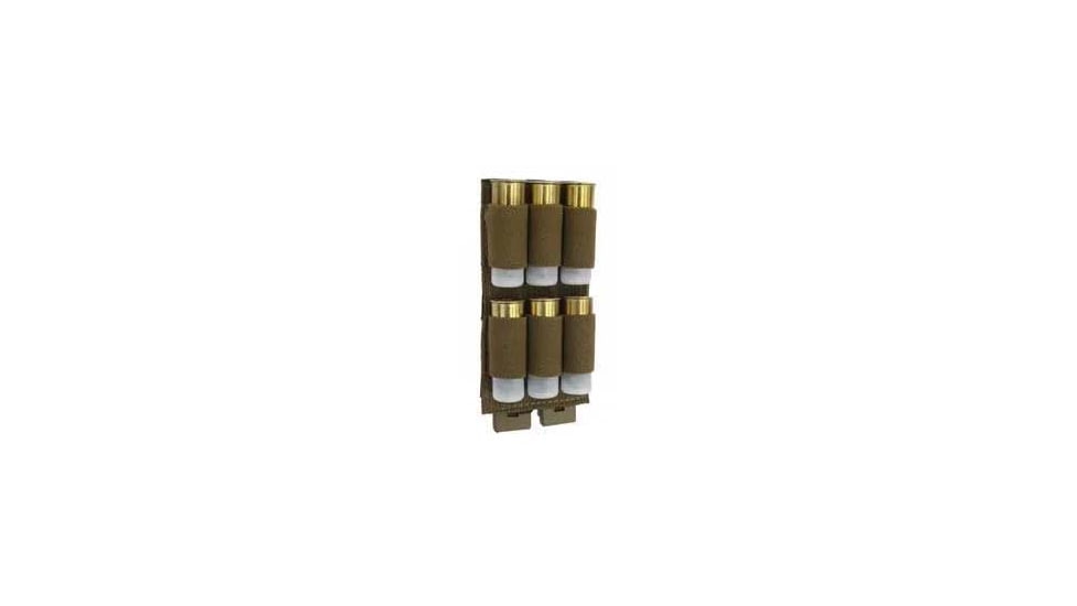 Tactical Tailor Shotgun Vertical 6rd Panel, Coyote Brown, 10008-14