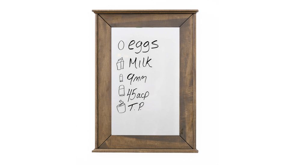 Tactical Walls 1420M Concealment White Board, Dutch Walnut with White Board BM20MLDWBKWB