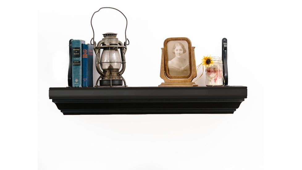 Tactical Walls 825 Pistol Length Shelf, Black, 825 0825MLBK