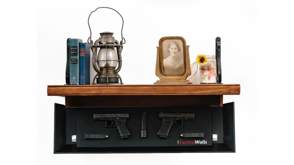 Tactical Walls 825 Pistol Length Shelf, Cherry, 825 0825MLCH