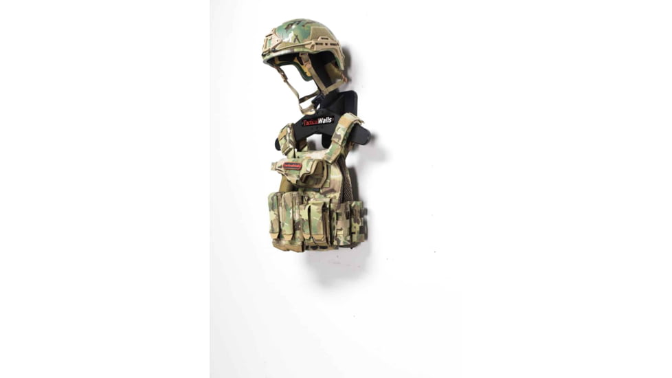 Tactical Walls Coat Helmet Hanger, Black, COATHELMET