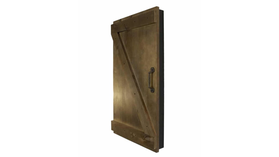Tactical Walls Mini Barn Door Concealment, Dutch Walnut, BARNDW