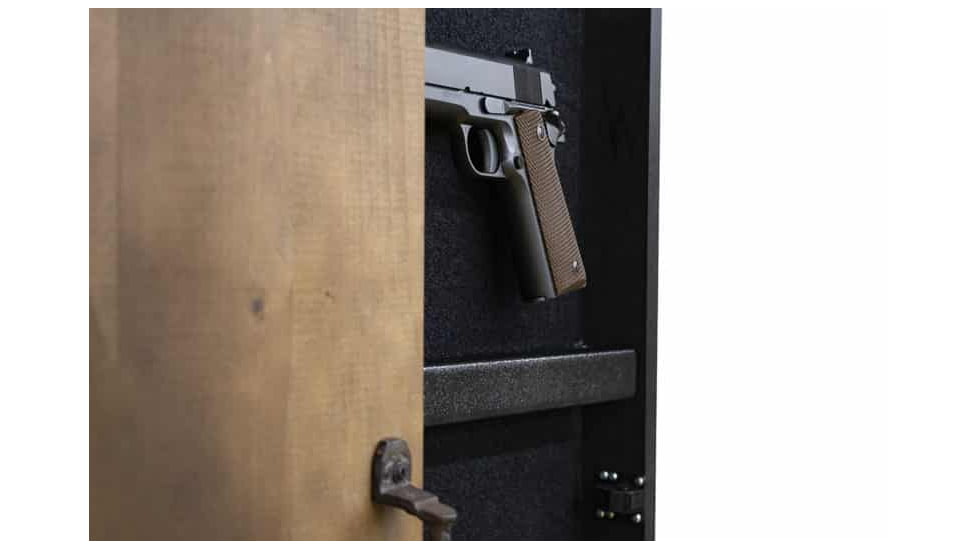 Tactical Walls Mini Barn Door Concealment, Dutch Walnut, BARNDW
